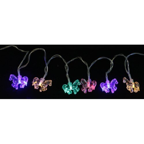 Multi-Coloured Horse String Lights