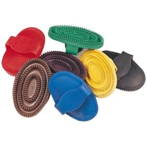 Rubber Curry Comb Small-assorted Colours