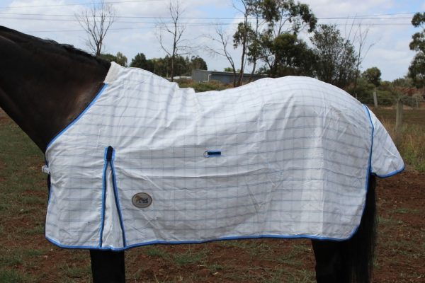 Poly Cotton Diamond Check Rugs~Without Surcingles