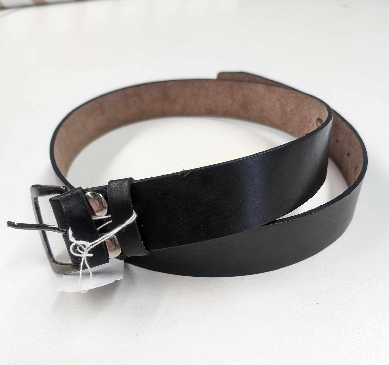 Buckle O Bill Plain Leather Belt