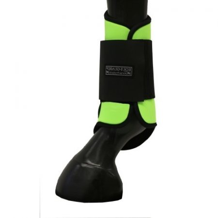Equi-Guard Tendon Boots – Black/Lime