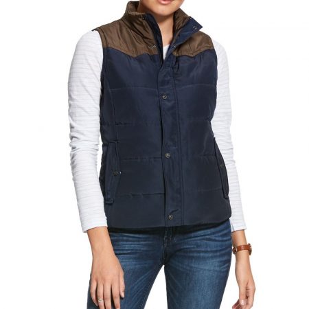 F20 Ariat Womens Country Vest Navy