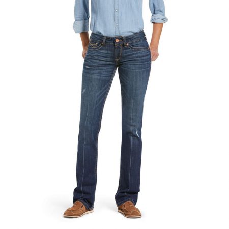 Ariat Women’s R.E.A.L. Mid Rise Lucy Straight Jean