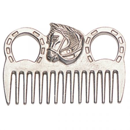 Aluminium Horsehead Mane Comb