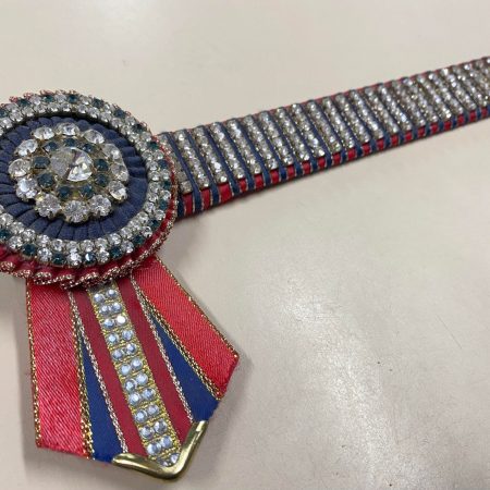 Show Browband – Red/Blue
