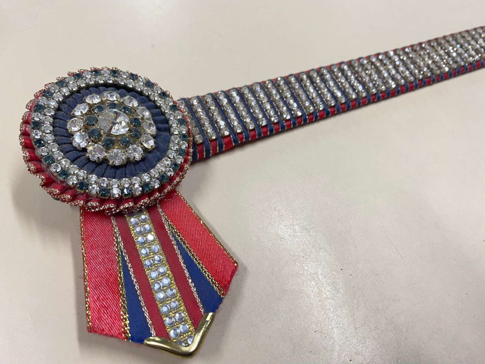 Show Browband – Red/Blue