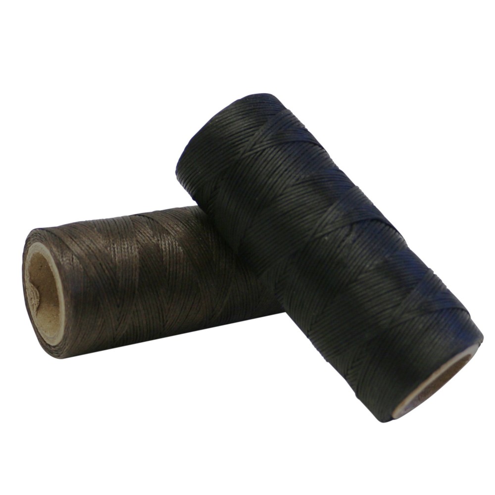 Waxed Thread Black – 100M Roll