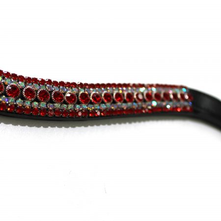 Heads To Tails – Red Crystal Browband