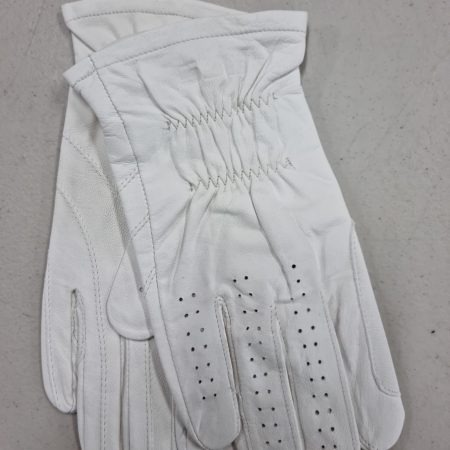 SSG Gloves Slip ON White Leather Gloves-SIZE 6