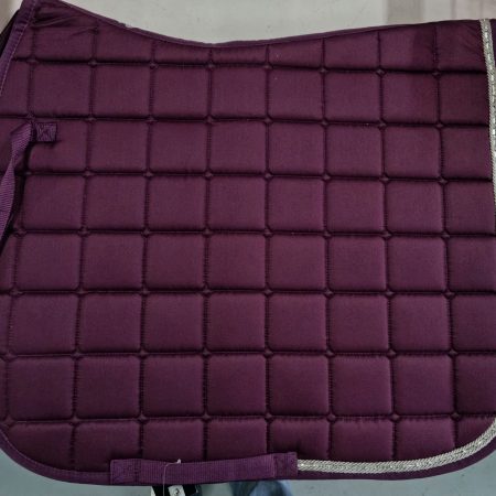 Horze Kingsley Dressage Saddle Pad- Purple- Full