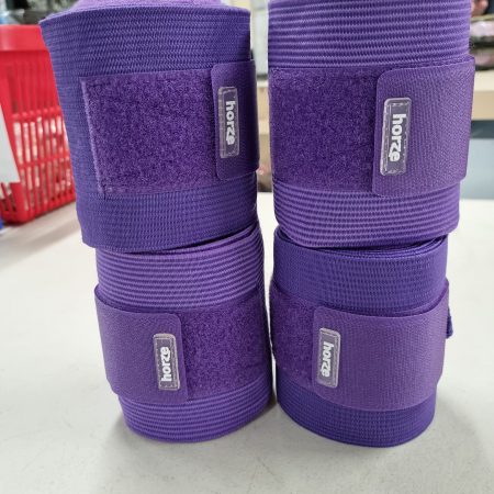Horze Nest Combi Bandages – Purple