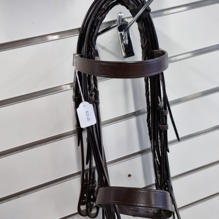 Bespoke Horseware Double Bridle-English- Brown-COB