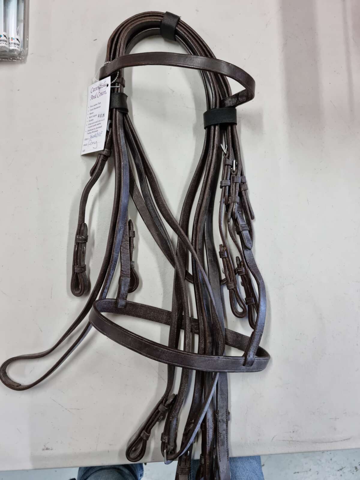 English Double Pony Bridle Brown
