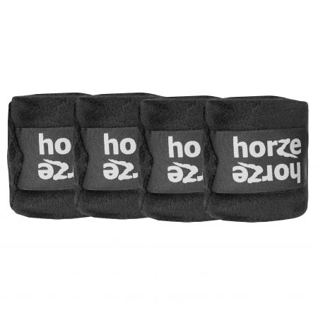 Horze Embrace Fleece Bandages – Black