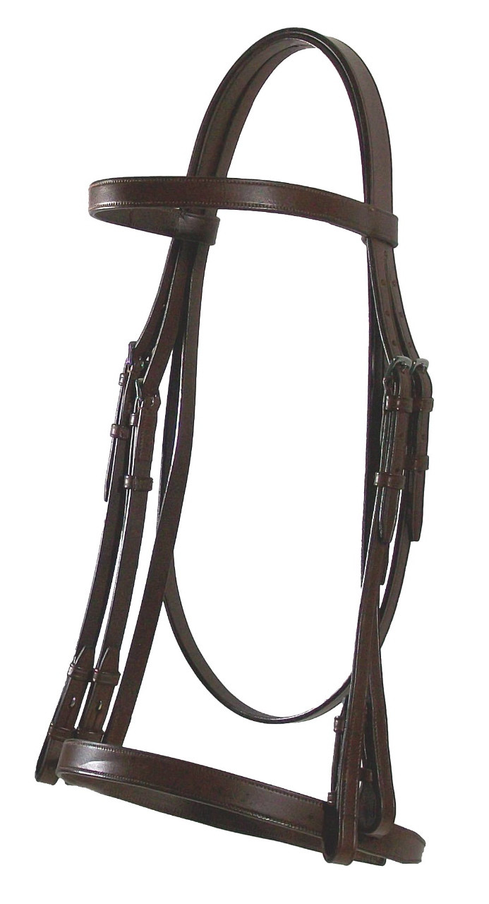 Fine Stitched Classic Weymouth Bridle -Complete With Reins