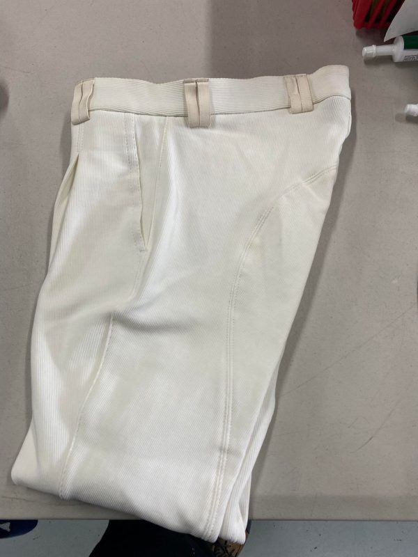 Peter Williams - Mens White Show Breeches - Heads To Tails Horseware