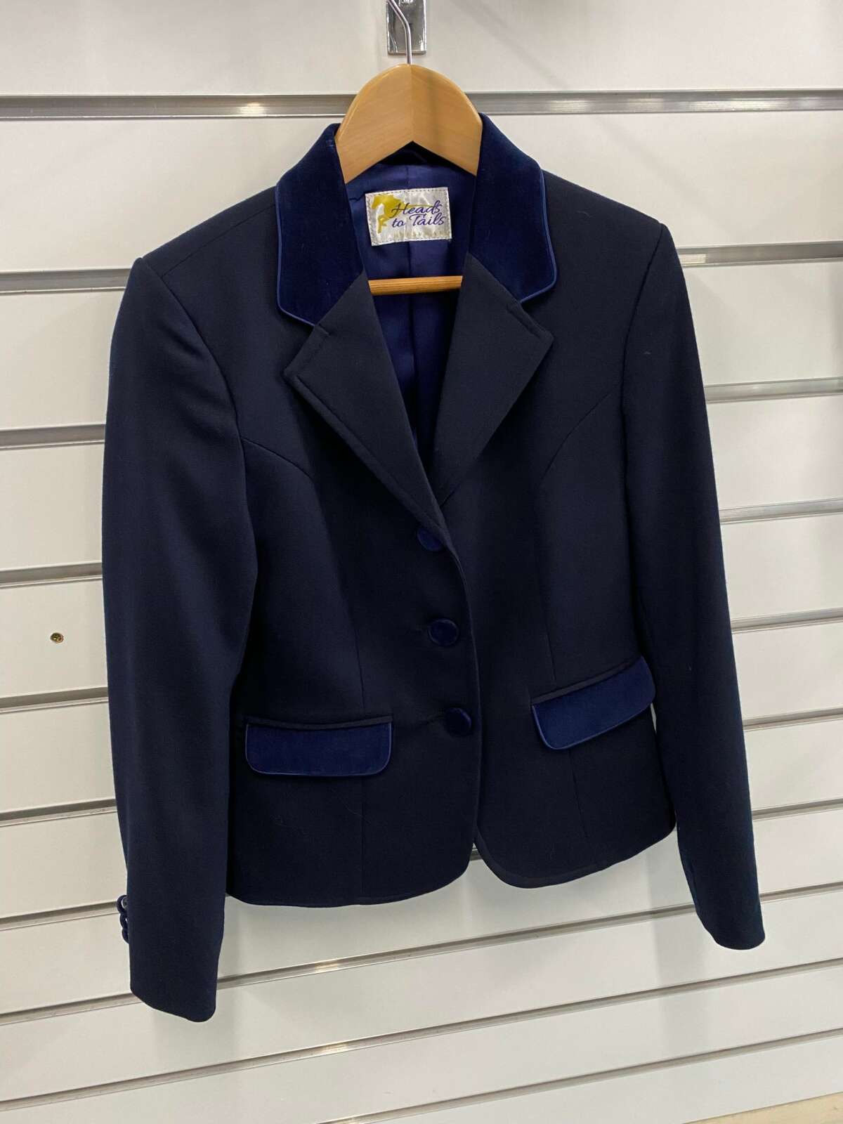 Heads To Tails – Navy Wool Show Jacket – Child 12