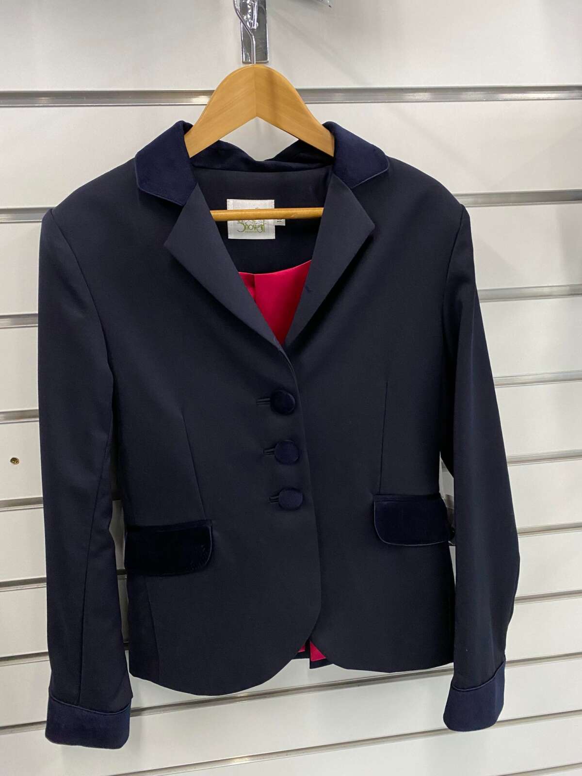 Showgirl – Childs Navy Show Jacket W/ Pink Lining