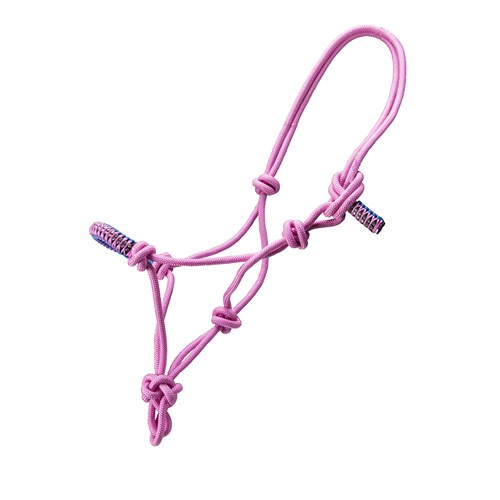 Rope Halter W/Crystals Pink