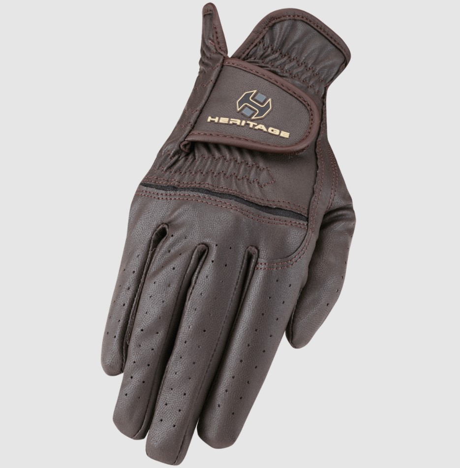 Heritage Premier Show Gloves-Brown