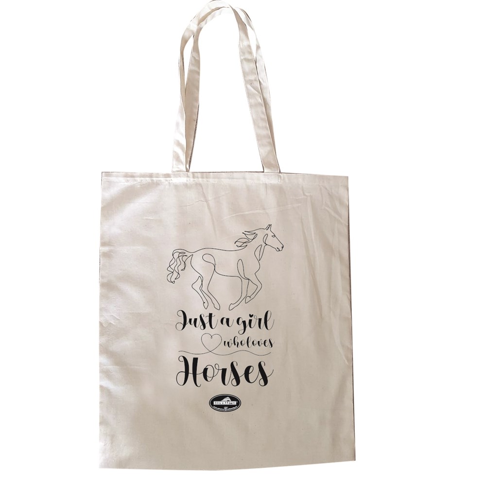 Showmaster Calico Shopping Bag – Just A Girl Who Loves Horses