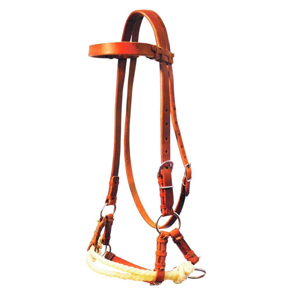 Fort Worth Double Rope Sidepull – Harness