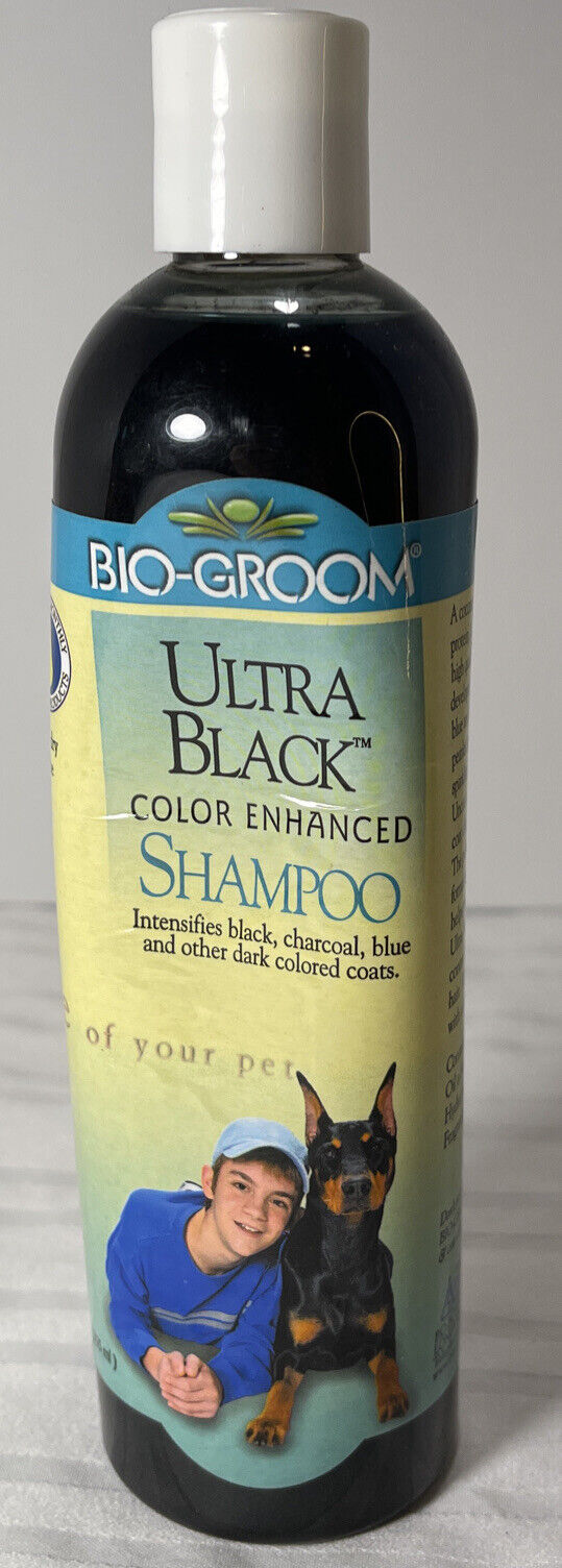 Biogroom Ultra Black Dog Shampoo – 355ml
