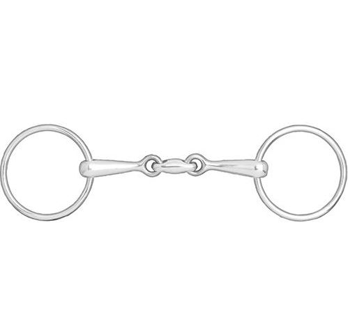 Horze Double Jointed Loose Ring Snaffle