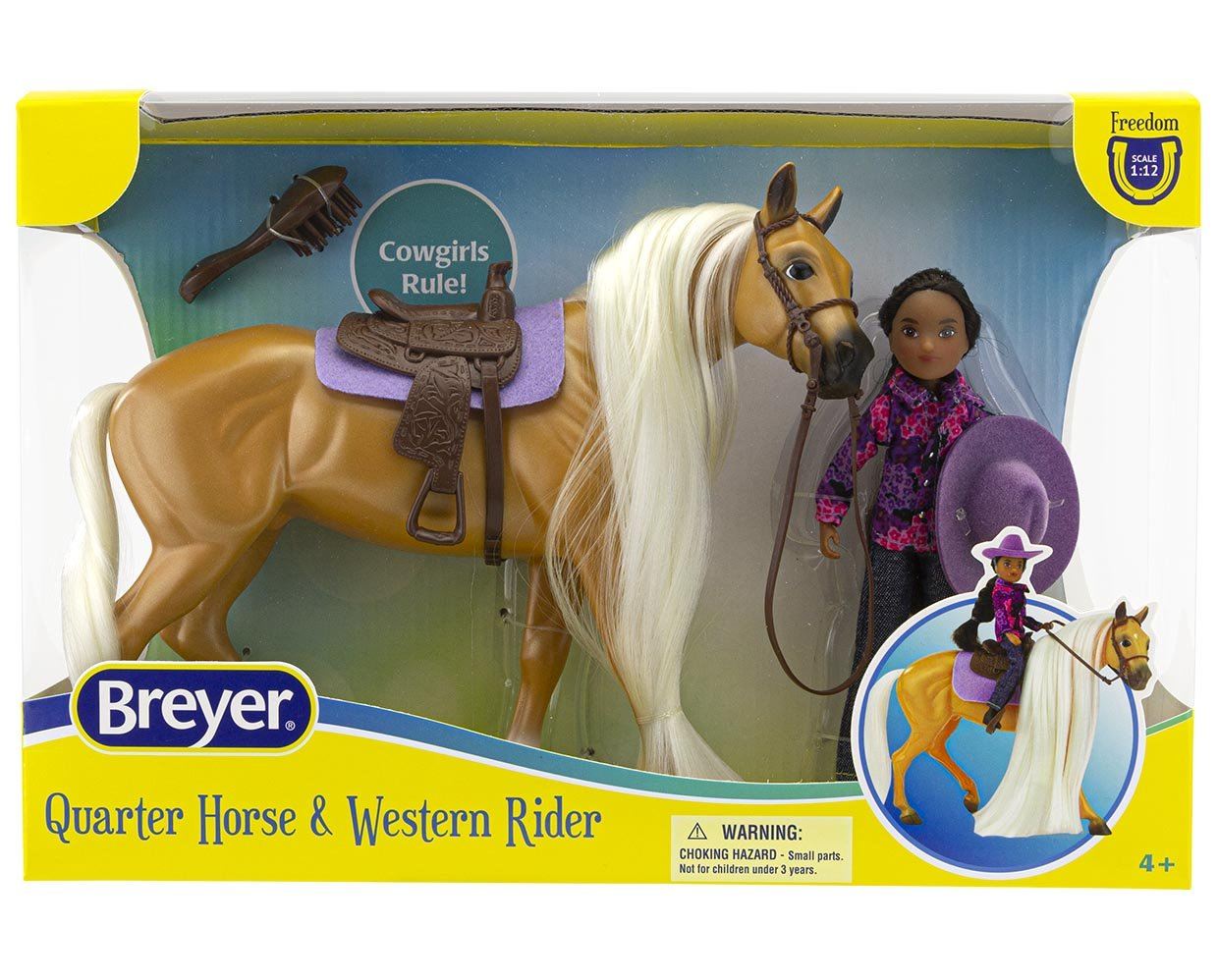 Breyer Freedom Charm Quarter Horse & Gabi Western Rider