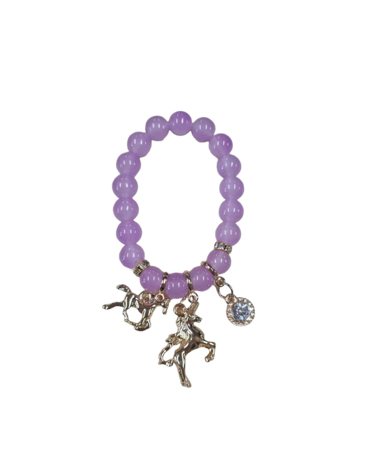 Kids Glass Bracelet-Lilac