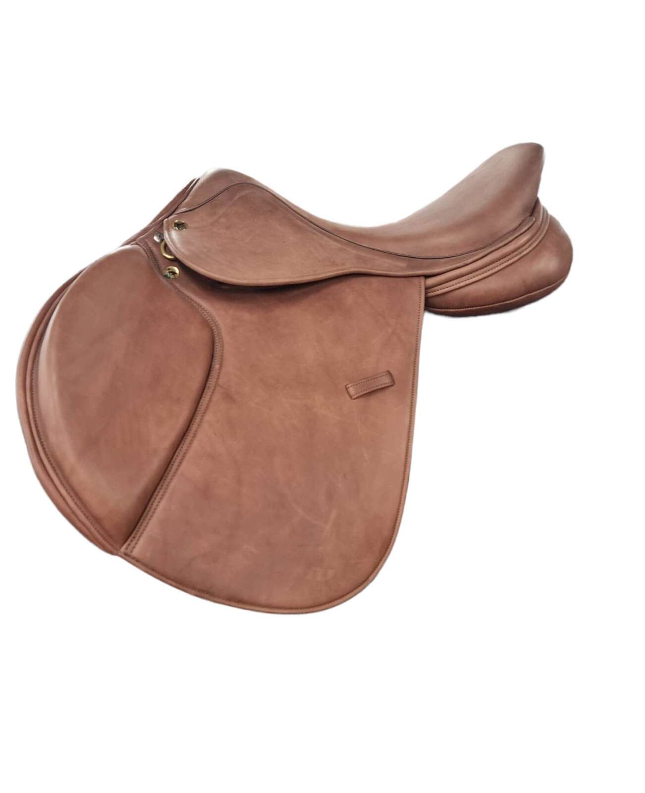 Brown Suede Leather Jump Saddle – 17.5″