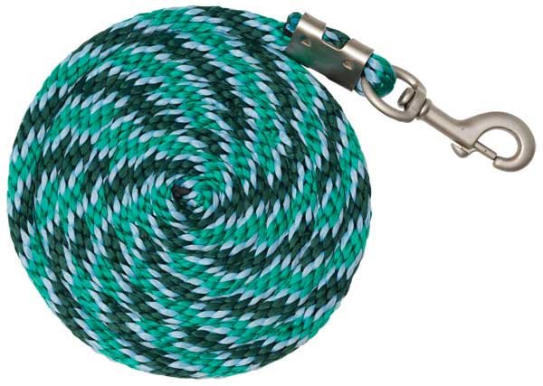 Braided Nylon Lead – Green/Green/Light Blue