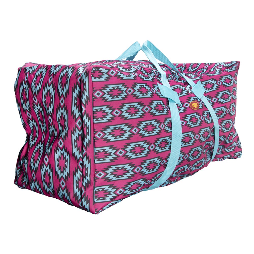 Hay Carry/Transport Bag Aztec – Limited Edition Pink/Turquoise