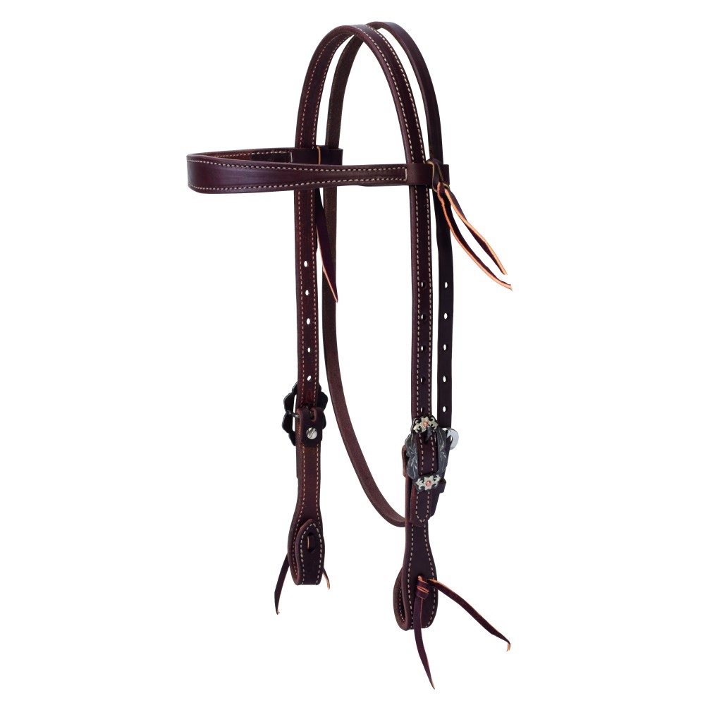 Weaver Work Tack Floral Browband Headstall