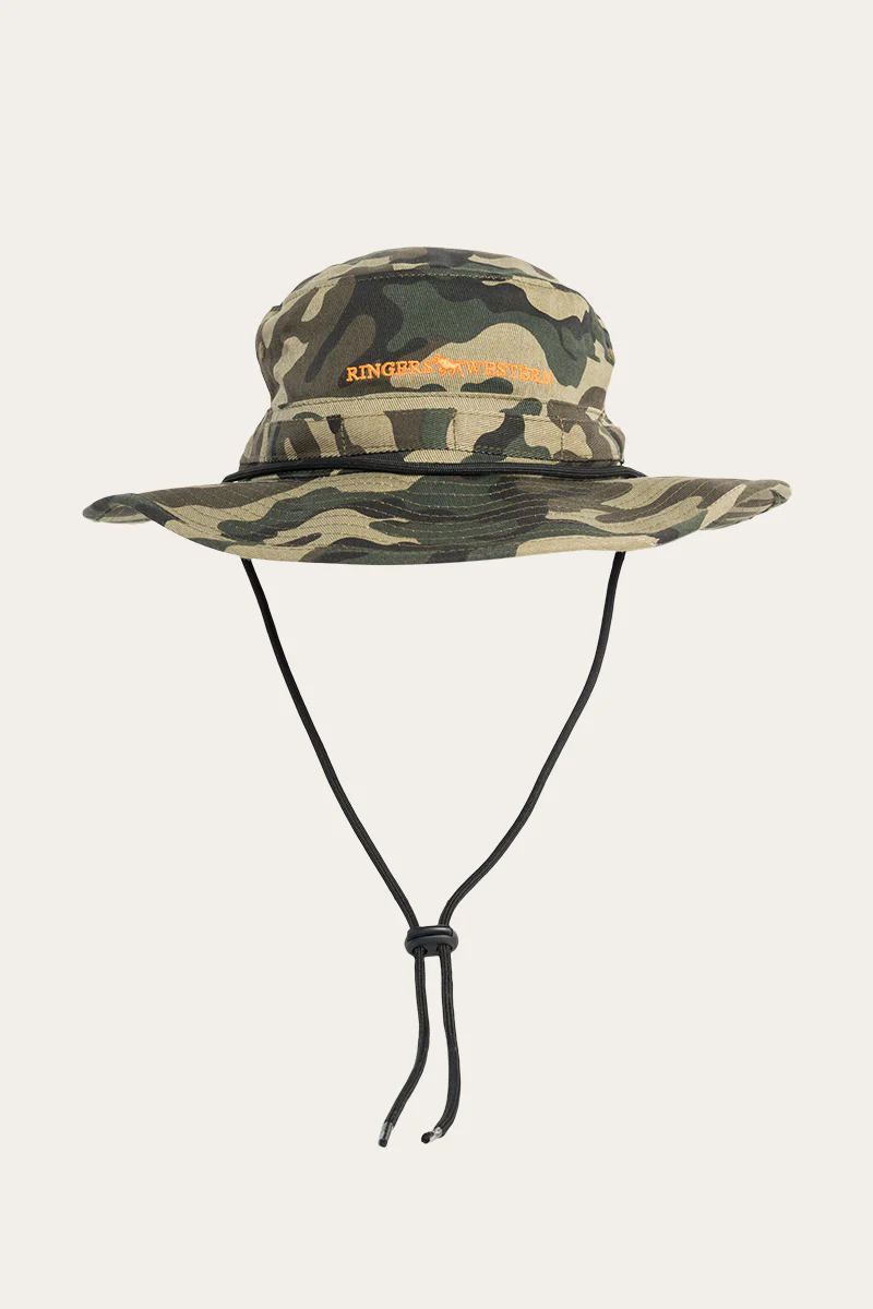Ringers Western Steele Fishing Hat – Camo – Medium