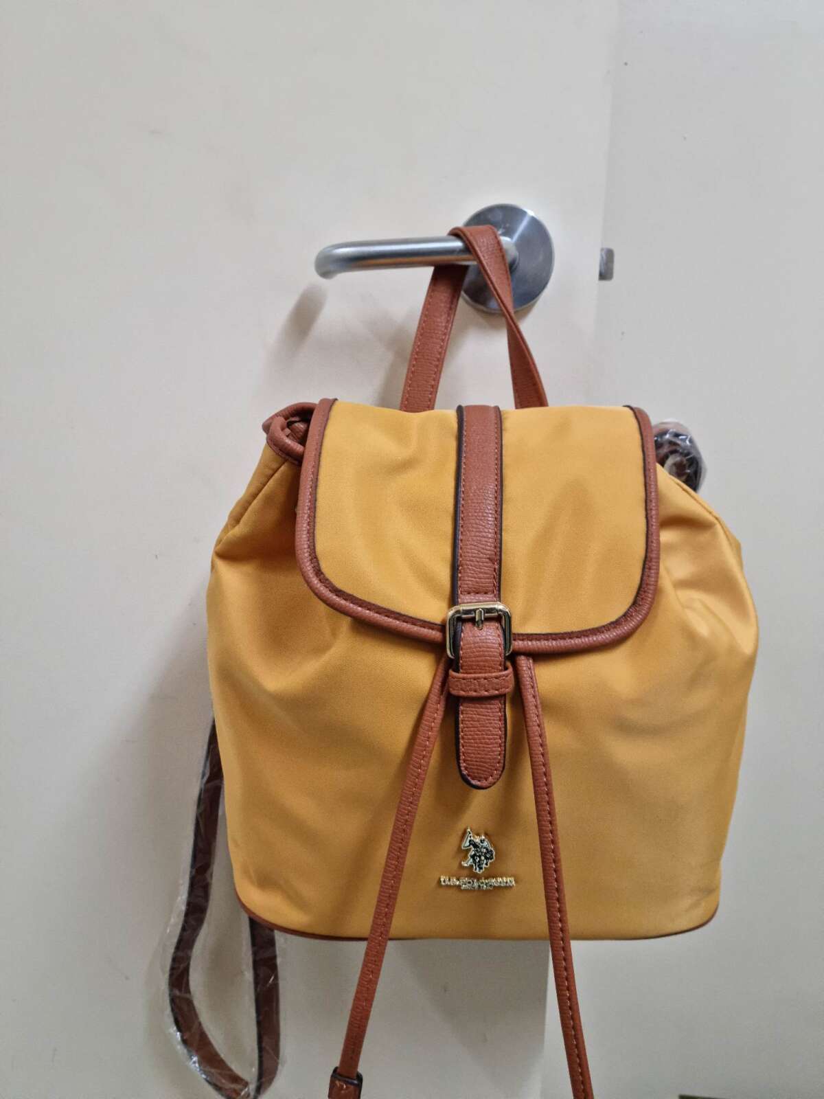 U.S Polo Houston Backpack Bag – Yellow