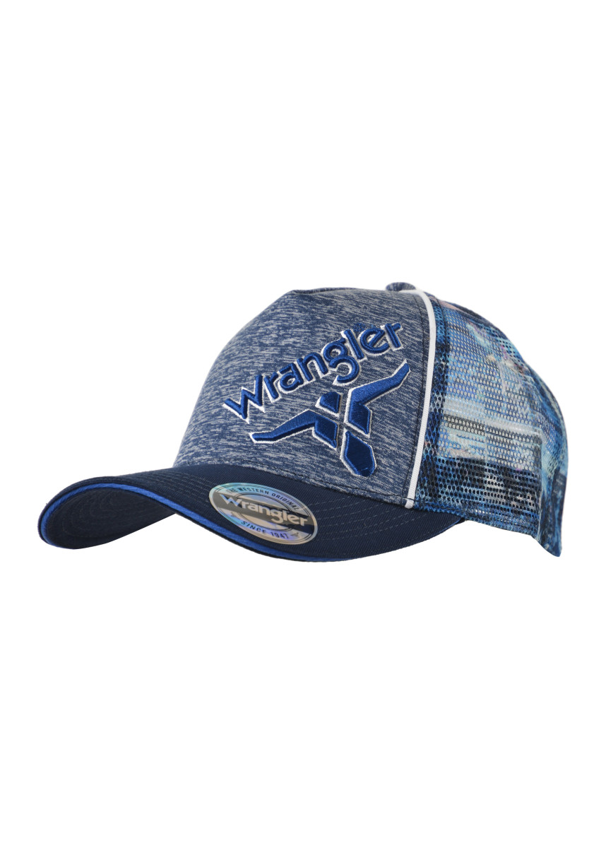 WRAGNLER GALLANT TRUCKER CAP BLUE MARLE