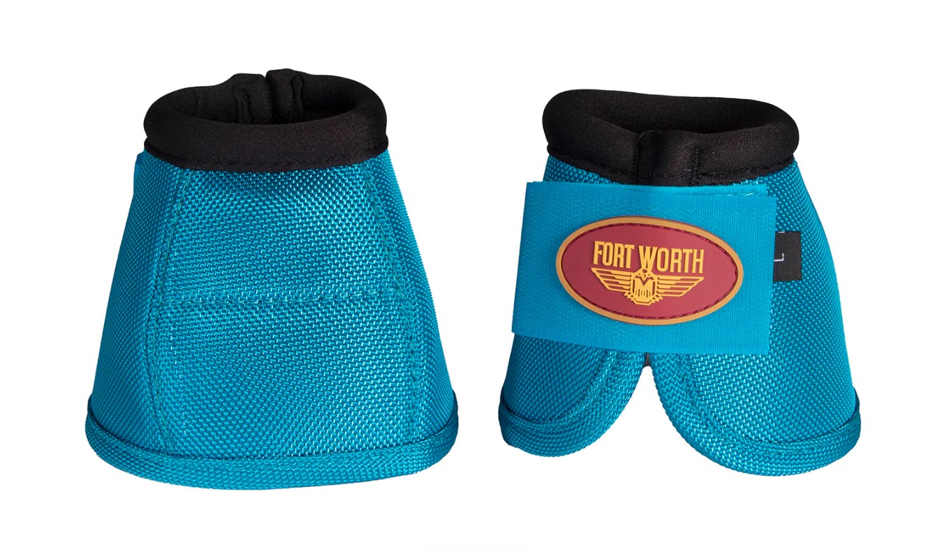 Fort Worth Ballistic No-Turn Bell Boots – Turquoise