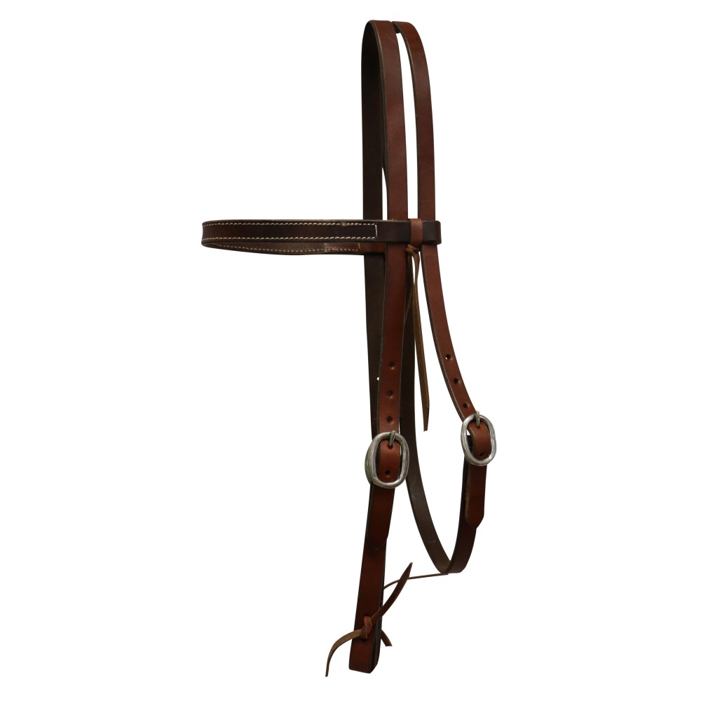 Texas-Tack 3/4″ Oiled Pull-Up Work Headstall Tan