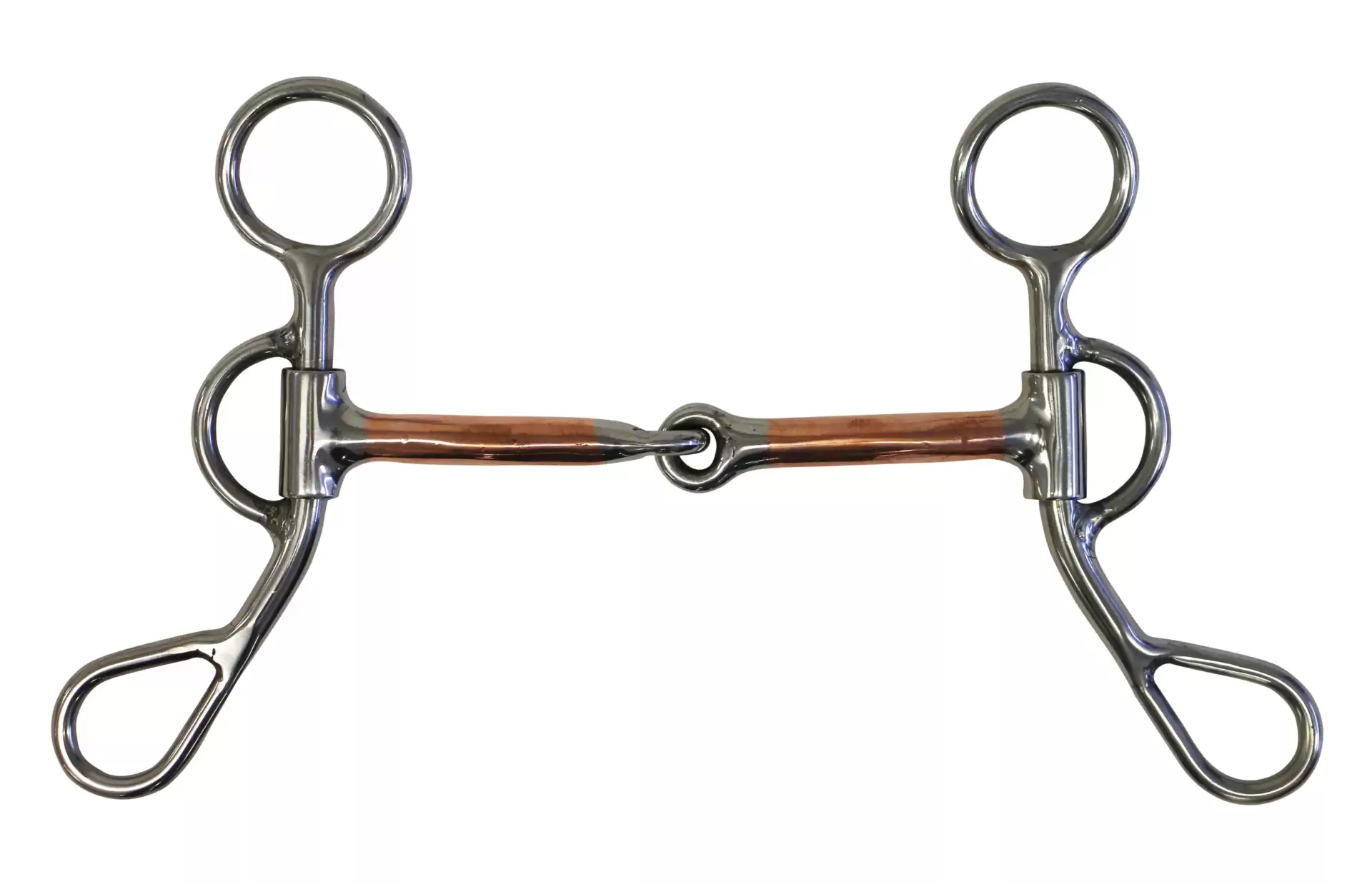 Fort Worth Training Snaffle Bit W/Copper Mouth