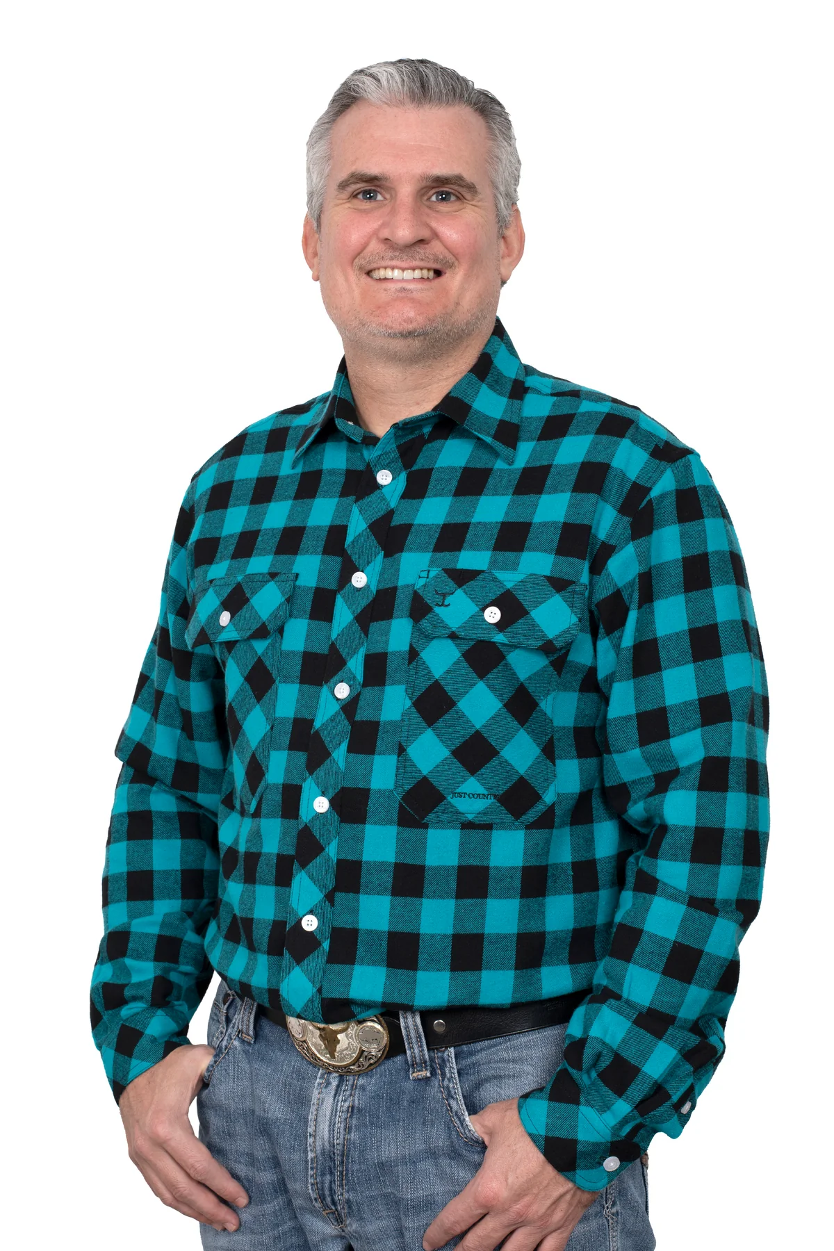 JUST COUNTRY Men’s – Evan Flannel – Full Button
