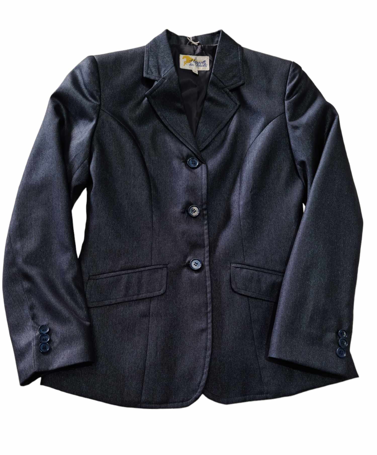 Ladies Shiny Navy Show Jacket – Size 10