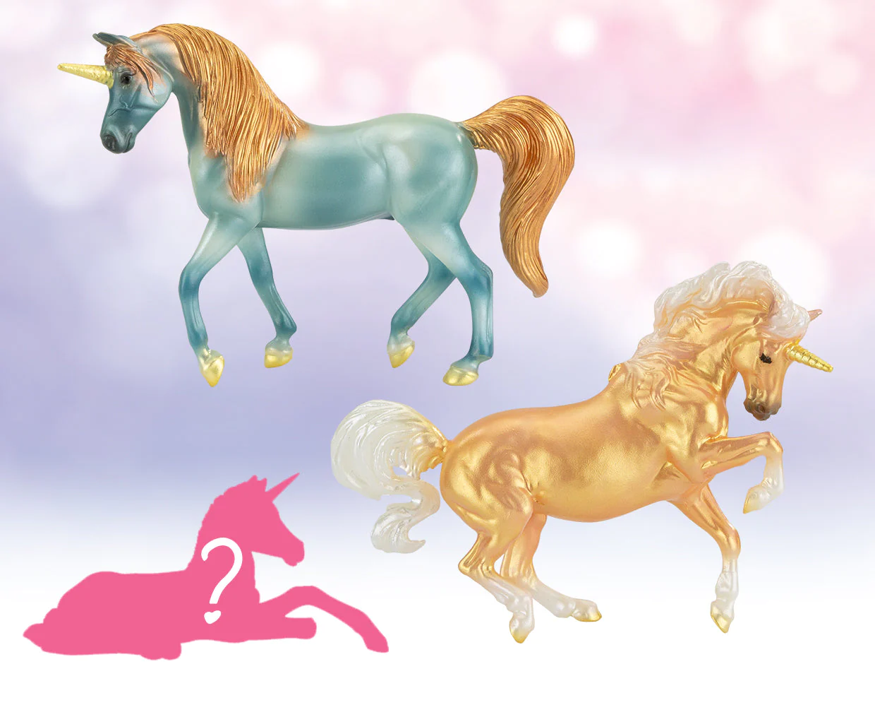 Breyer Stablemates Unicorn Foal Surprise – Celestial Family