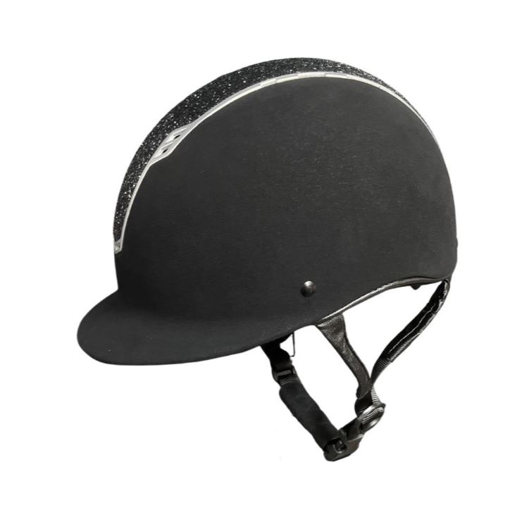 Cavalier – Gala Glitter Helmet In Black