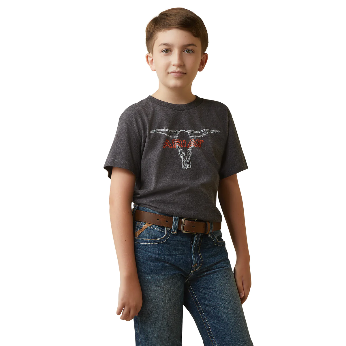 Ariat Boy’s Barbed Wire Steer T-Shirt