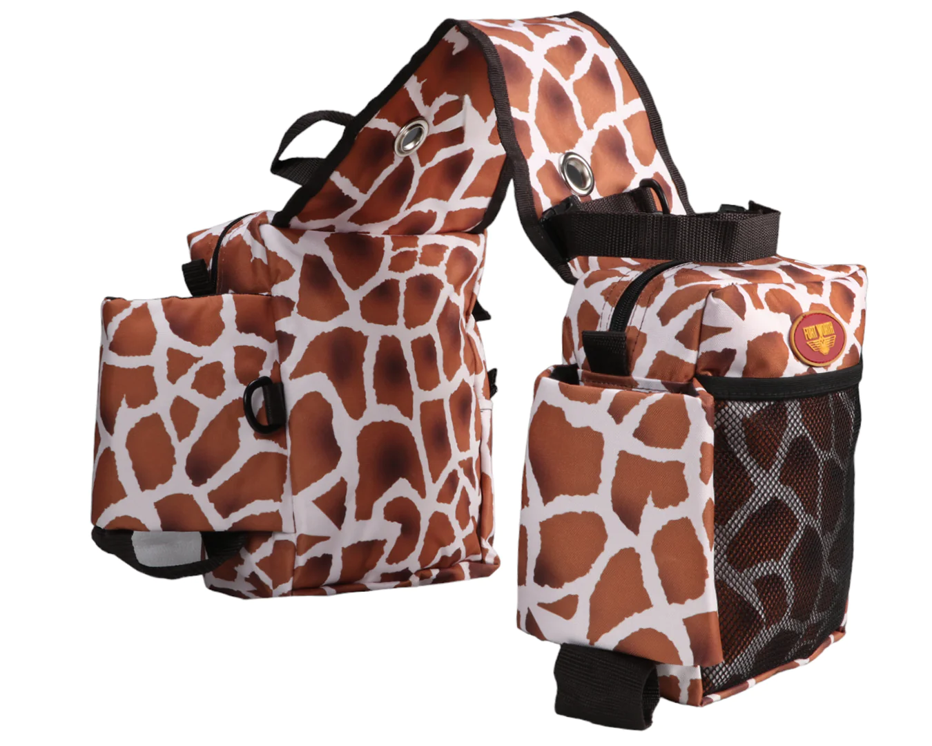 Fort Worth Bottle & Gear Saddle Bag Giraffe – Limited Edition