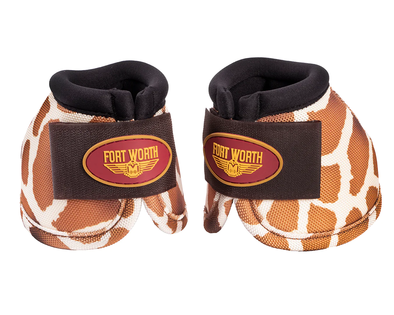Fort Worth Ballistic No-Turn Bell Boots Giraffe – Limited Edition