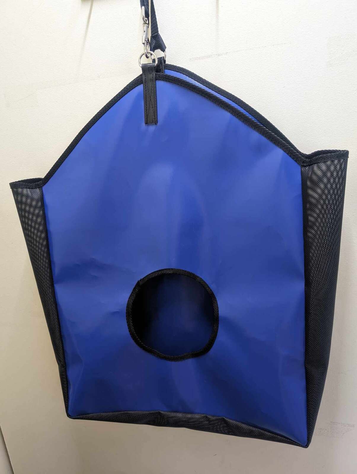PVC Ripstop Hay Bag With Mesh-Royal Blue
