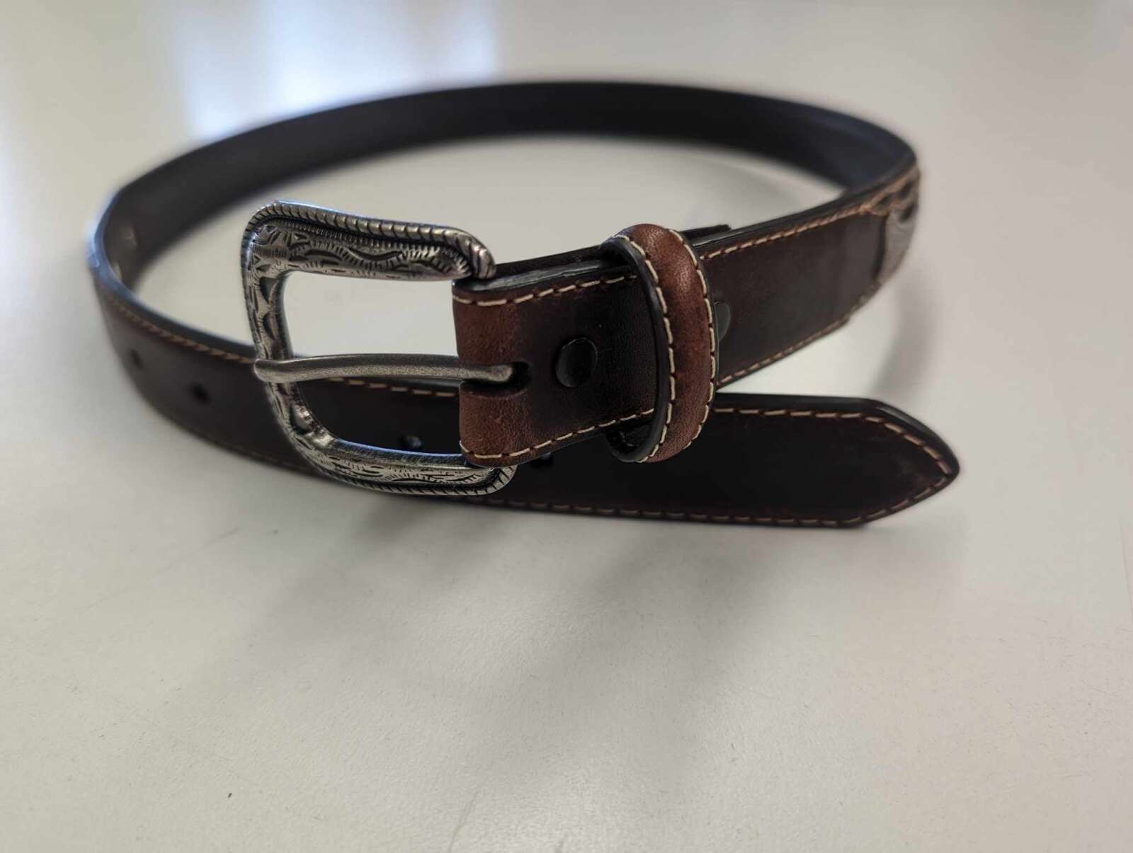 Roper Boy’s Belt – Top Grain Brown Leather