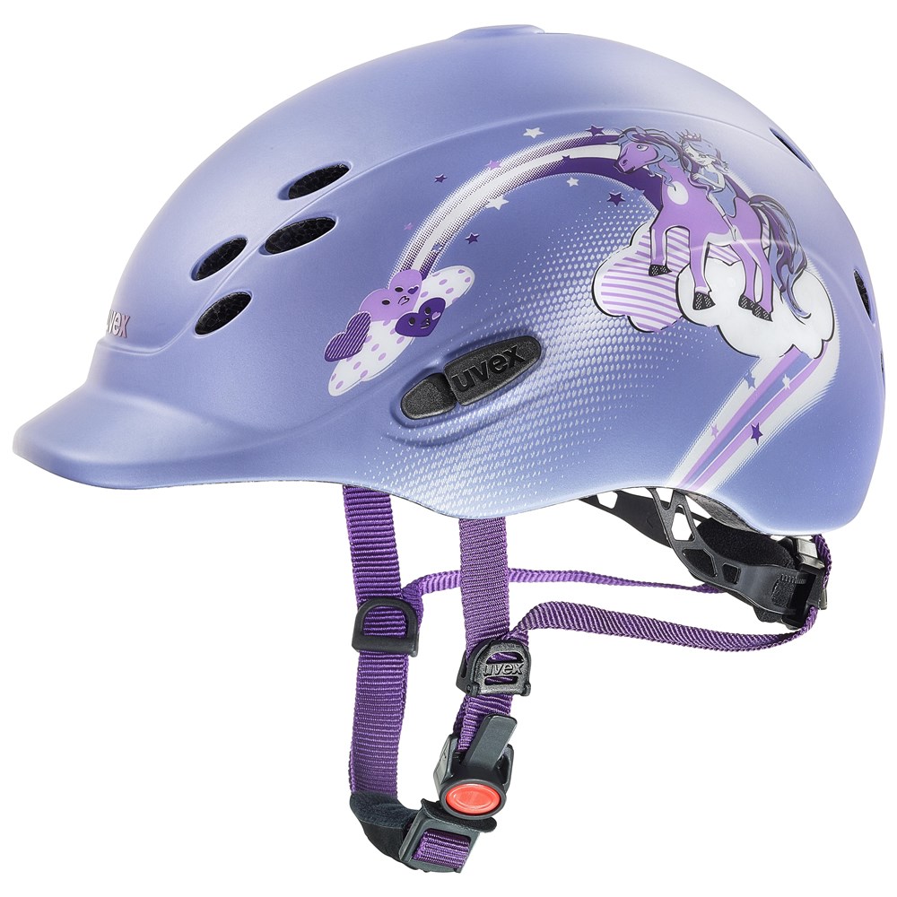 Uvex Onyxx Princess Riding Helmet – Violet (49-54cm)